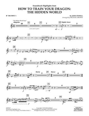 How to Train Your Dragon on the Trumpet Sheet Music Journey